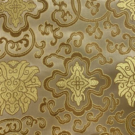 Gold Chinoiserie Fabrics 